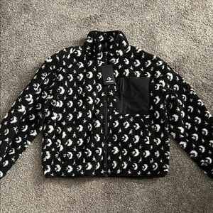 Converse Black and White Sherpa Jacket